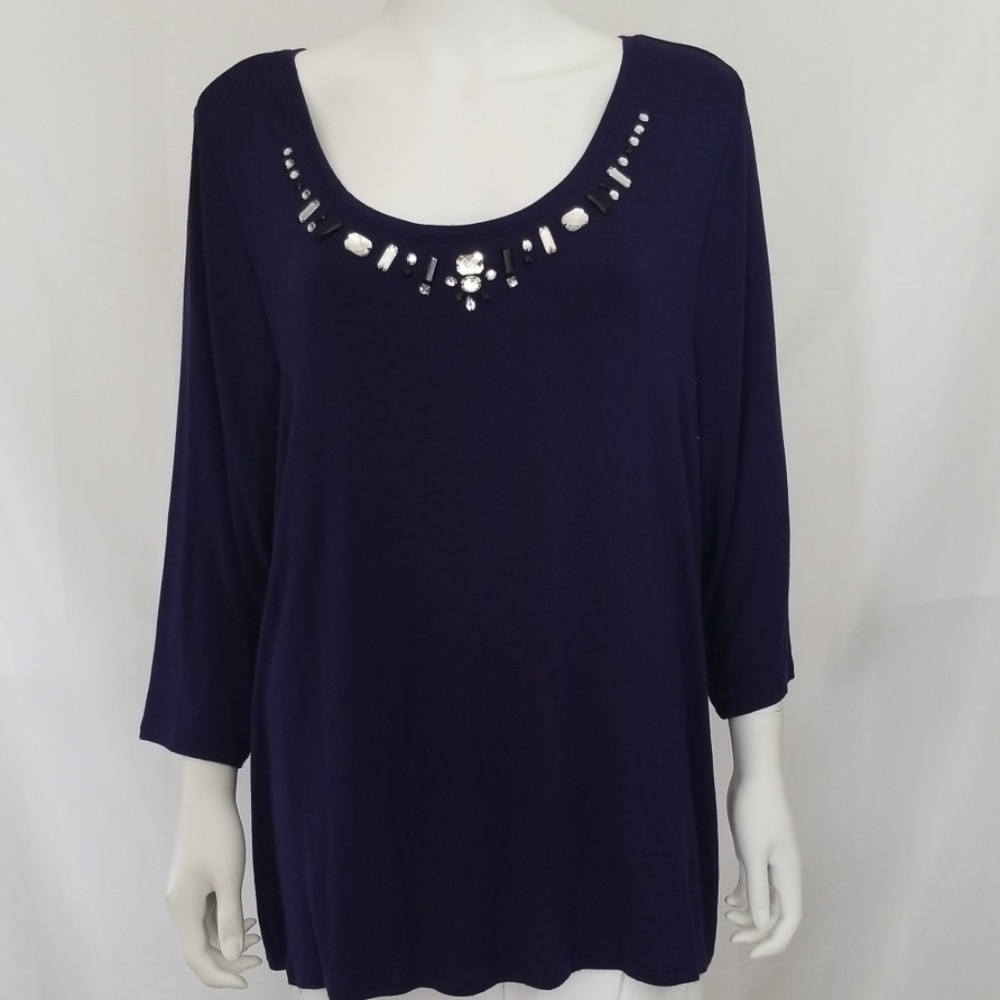 Lane Bryant Purple Top